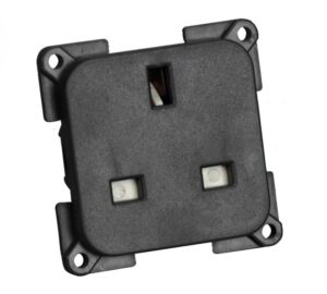 C-Line Black 13 Amp Socket Caravan Motorhome CBE PO250