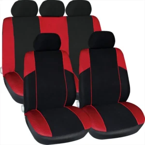 Streetwize Arizona Seat Cover Set Black/Red Universal Fit SWSC46