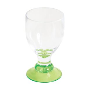 Quest Elegance Acrylic Glass Range Bella Goblet Lime
