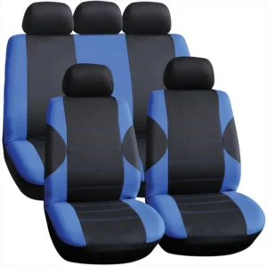 Streetwize Arkansas Seat Cover Set Black/Blue Universal Fit SWSC56