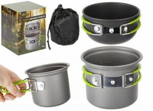 Summit Pinnacle Compact Lightweight Trekkers Cooking Set Camping Hiking Festival