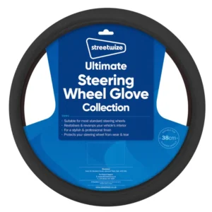 Streetwize Ultimate Steering Wheel Glove - Black Extra Comfort Grip SWWG7