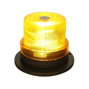 Magnetic Orange Amber 12v 24v LED Warning Safety Flashing Beacon Light Car Van