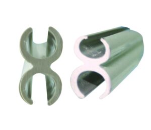 W4 Figure 8 Plastic Channel Strip White 750 mm