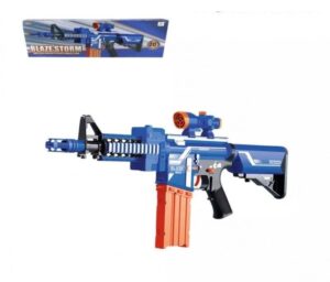 Kombat UK Kids Dart Toy Gun BLAZE STORM M4 Assault Rifle With 20 Darts Army