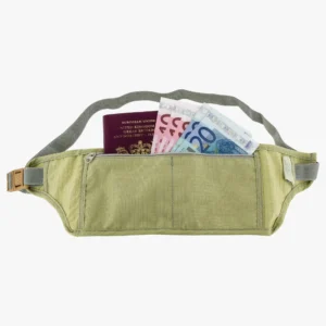 Highlander Compact Polycotton Adjustable Travel Money Belt Beige MB101