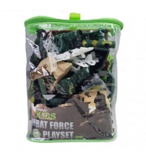 Kombat Kids Army Combat Force Toy Soldier Set Boys Role Play Large 130 Pieces