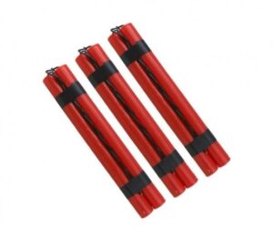 Kombat Kids Toy Dynamite Sticks x 3 Army Military Play Soldier Roll Play x 3