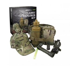 Kombat UK Kids Classic Explorer Kit Children's Compass Waist Bag BTP Camouflage