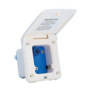 Whale ES1001 Water Inlet Socket With Integrated Pressure Switch IVORY
