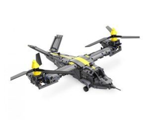 Kombat UK Tiltrotor Aircraft R/C Brick Model Kit - CADA C61076W - 1436 Bricks