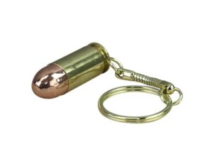 Kombat UK Colt 45 Brass Keyring Metal Keychain