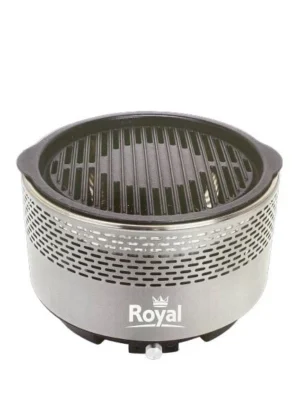 Royal Charcoal Smokeless BBQ Portable Grill Camping Garden Table Top V951-Grey