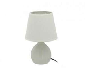 PLS Ceramic Table Lamp CREAM Mains 240v Caravan Motorhome TL103
