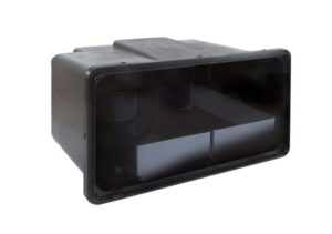 BCA NFD Double Battery Box c/w Cables Fits 2 X 110amp Battery Caravan PO557