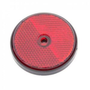 Reflective Circle 60mm Red Caravan Motorhome Campervan