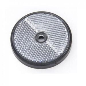 Reflective Circle 60mm White Caravan Motorhome - WB354
