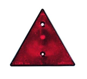 Reflective Red Reflector Triangles 140mm Caravan Trailer WB301