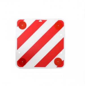 Pennine Rear Warning Sign Safety Signal Reflector Plate PVC Motorhome/Trailer