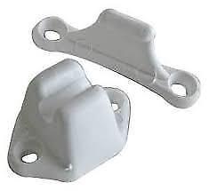 W4 Veneta Door Retainer Catch Caravan, Motorhome Accessories WHITE 37803
