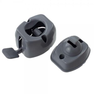 W4 Lever Release Door Retainer Grey Caravan Motorhome 00006
