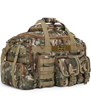 Kombat UK Saxon Holdall 50L Military Bag Army Style Molle Compatible BTP Camo