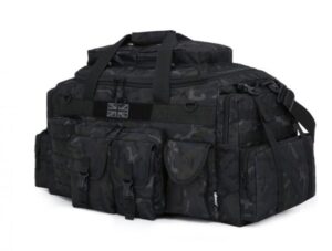 Kombat UK Saxon Holdall 100L Military Bag Army Style Molle BTP Black Camo