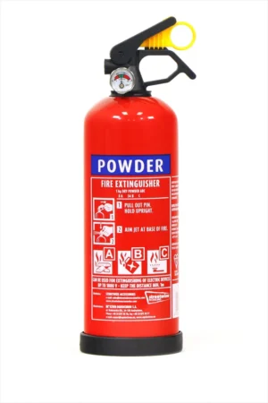 Streetwize 1 Kg Fire Extinguishers ABC Dry Powder with Gauge