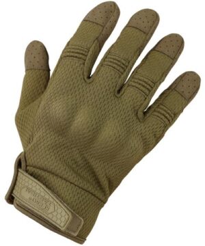 Kombat UK Recon Gloves Armoured Knuckles Army Military Combat - Coyote