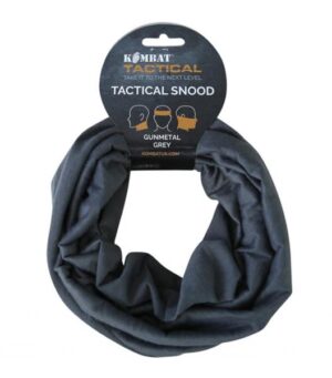 Kombat UK Army Tactical Snood Scarf Neck Warmer Airsoft Cadet Gunmetal Grey