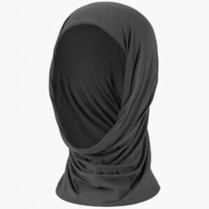 Highlander Lightweight Headover Moisture Wicking Face Mask, Balaclava Black