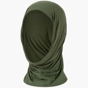 Highlander Lightweight Headover Moisture Wicking Face Mask Balaclava Olive Green