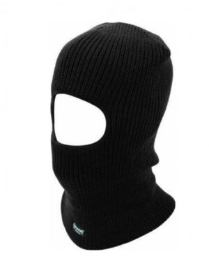 Highlander Open Face Balaclava Black One Size Ski Hiking