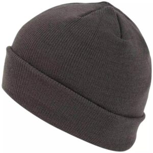 Highlander Thinsulate Watch Hat Insulated Lining Soft Touch Cold Weather HAT189-Dark Grey