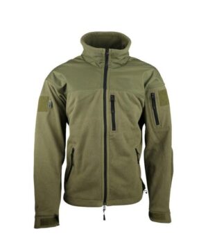 Kombat UK Tactical Defender Military Army Fleece Zip Jacket Olive Green