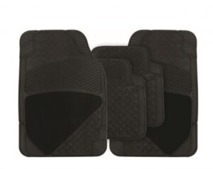 Streetwize Equinox Combination Carpet Mat Set Carpet/Rubber Set of 4 - SWCM76