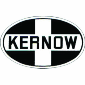W4 Large Oval Kernow Sticker ( Cornwall ) - 37183