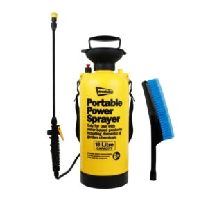Streetwize 10L Portable Pressure Washer Power Pump Car Jet Wash Brush Hose SWPW2