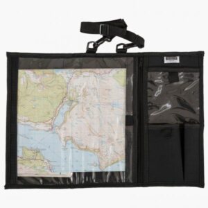 Highlander X-plorer Map Case Cover Waterproof Document Pouch Hiking MAP001 Black