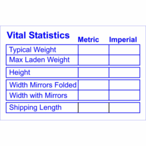 W4 Vital Statistics Sticker - 37115