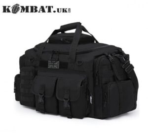 Kombat Black Saxon Holdall 50L Military Bag Army Style Molle Compatible