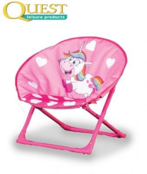 Quest Leisure Children's Unicorn Moon Chair Caravan Camping SF2035