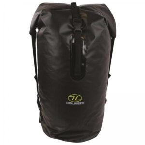 Highlander 70L Troon Waterproof Dry Bag Rucksack Duffle Black DB106-BLACK