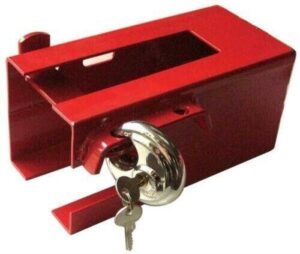 Streetwize Caravan Trailer Tow Hitchlock Security Lock With Padlock SWTT102