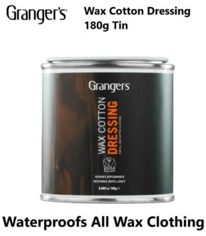 Grangers Wax Cotton Dressing 180g Tin Waterproofs All Wax Clothing GRF234