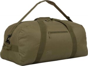 Highlander Cargo Bag 45L Lightweight Cabin Travel Holdall Luggage Ranger Green