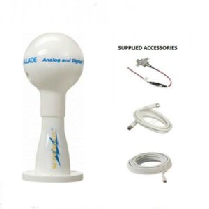 Supergain Ballade TV Antenna - DVBT / TNT - 12V Boat RV Camper Caravan