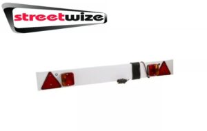 Streetwize Caravan Trailer Light Lighting Board 4ft 4m Cable SWTT19