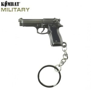 Kombat UK KOMK-01492FS Keyring Pistol Keyring Metal Keychain 92FS GUN