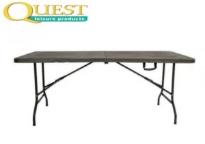 Quest Jet Stream Helvellyn Table 6ft Heavy Duty Blow Moulded Trestle Table
